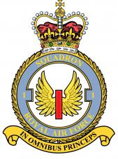 Letter of introduction from the new Officer Commanding 1(Fighter) Squadron